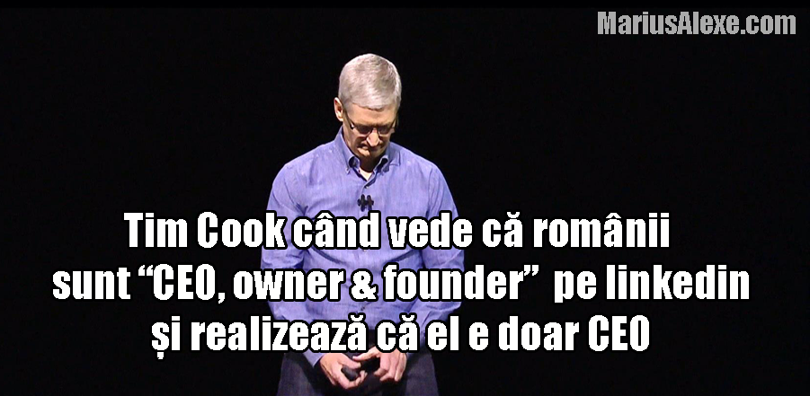 CEO-ul Apple se simte ca un ratat