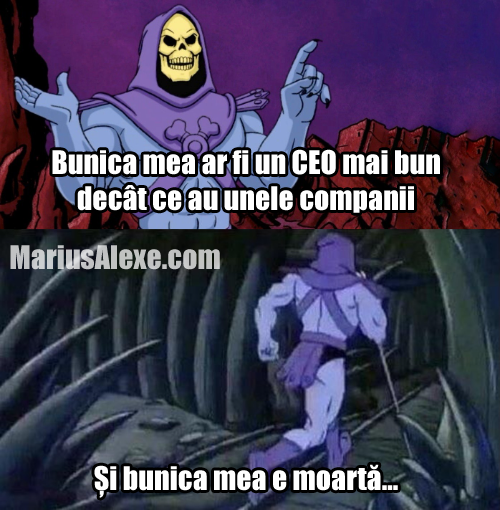 Stiu un CEO bun
