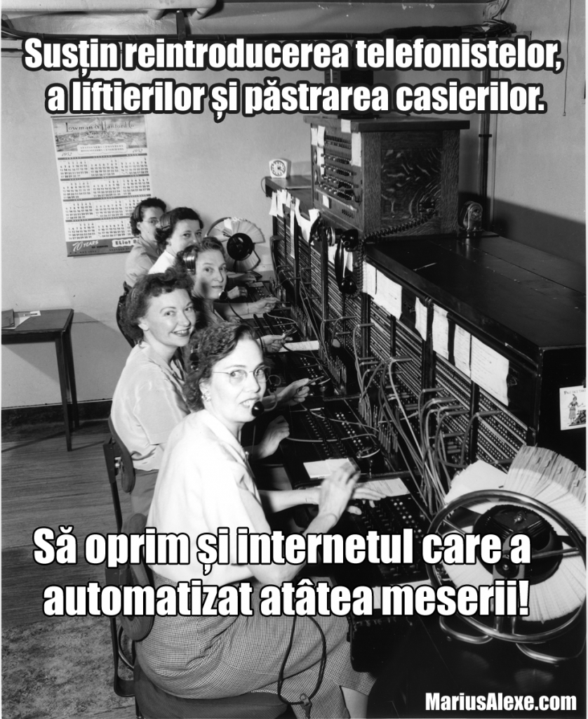 Sustin munca inutila!