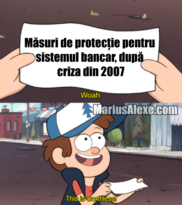 Măsuri de protecție pentru sistemul bancar, după criza din 2007
