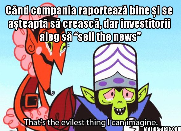 Cand o companie raporteaza bine