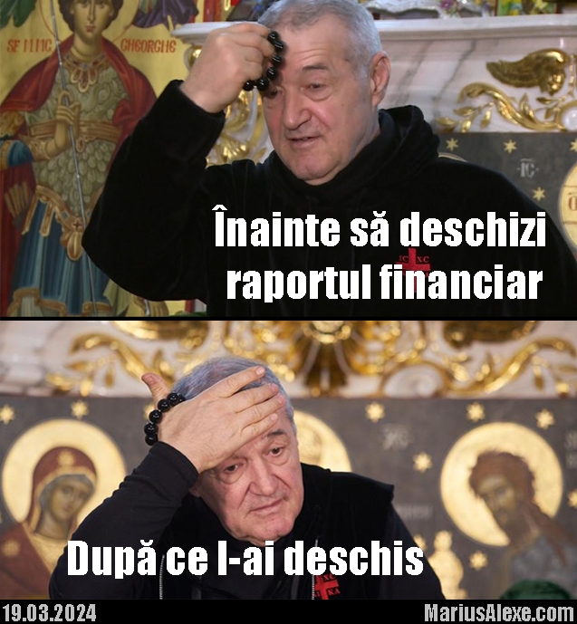 Inainte sa deschizi raportul financiar vs dupa ce l-ai deschis