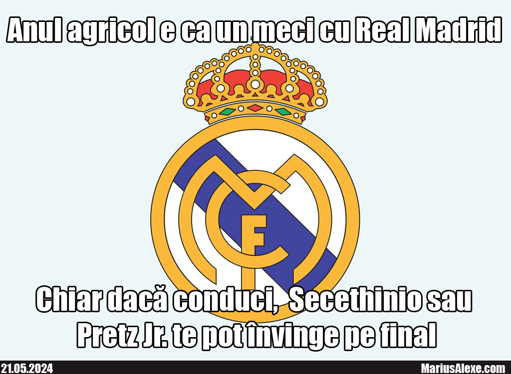 Anul agricol e ca