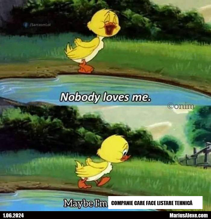 Nobody loves me