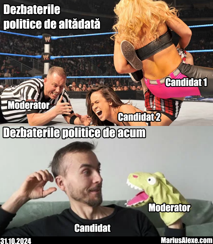 Dezbaterile politice de altădată VS dezbaterile politice de acum