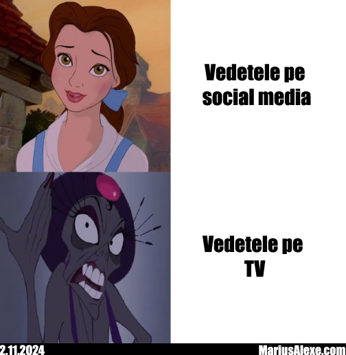 Vedetele pe social media VS vedetele pe TV