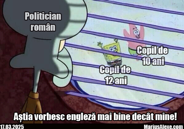 Politicianul roman vs copil