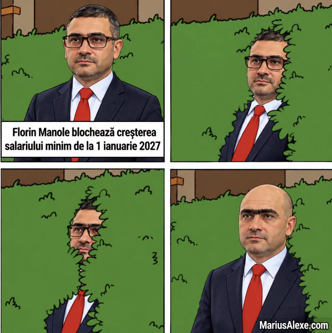 Florin Manole, Bolojan și creșterea salariului minim