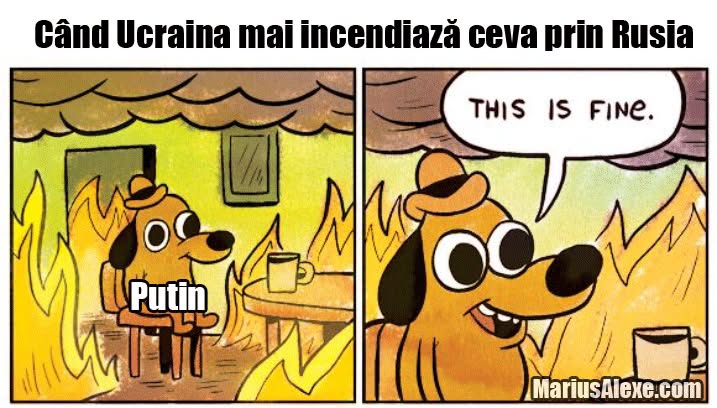 Când Ucraina mai incendiază ceva prin Rusia